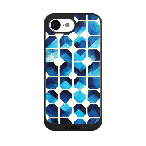 Apple iPhone 17e NIVOpure Blue Pattern