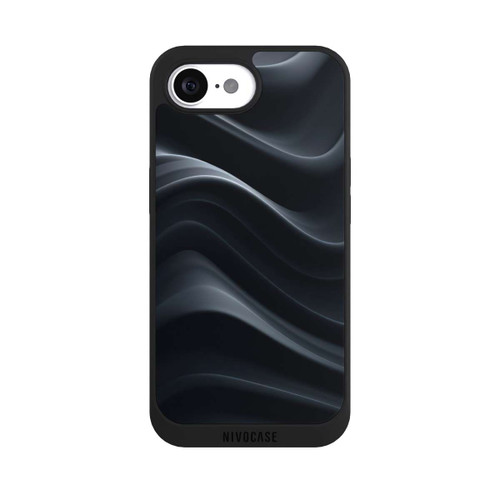 Apple iPhone 17e NIVOpure Black Waves Texture