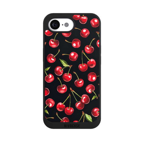 Apple iPhone 17e NIVOpure Cherry Pattern Black With AI