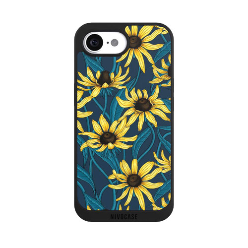 Apple iPhone 17e NIVOpure Sunflowers Pattern Dark Illustration