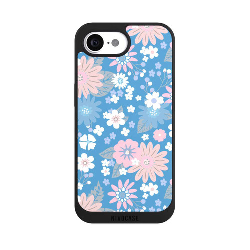 Apple iPhone 17e NIVOpure Wildblumen Muster Blau