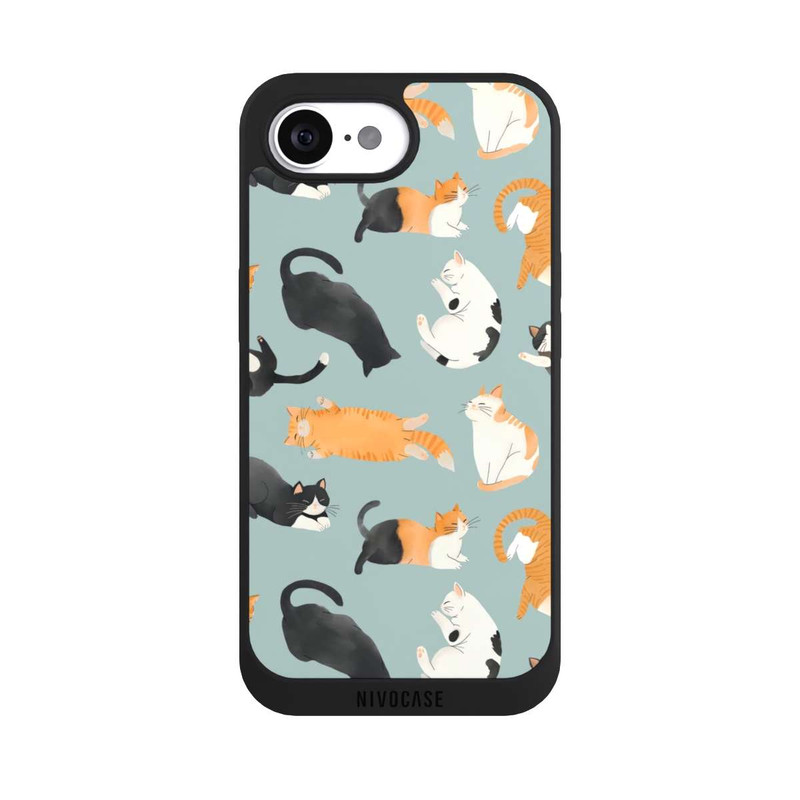 iPhone 17e NIVOpure Cats Pattern