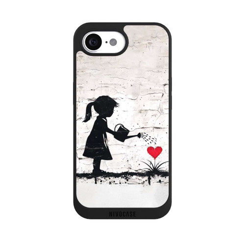 Apple iPhone 17e NIVOpure Girl Watering Bunch of Flowers 