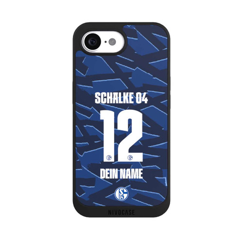 Apple iPhone 17e NIVOpure Schalke 04 Trikot Personalisierbar 25-26