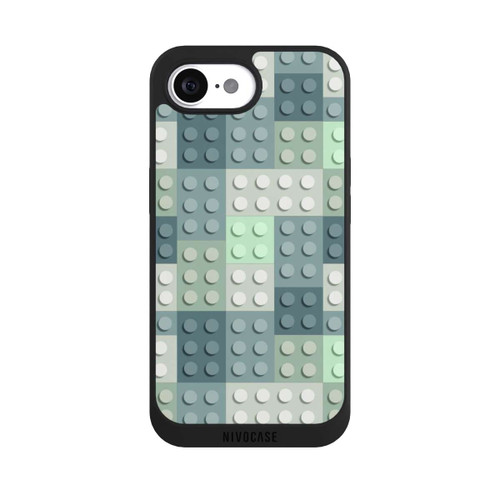 Apple iPhone 17e NIVOpure Green Blocks Pattern