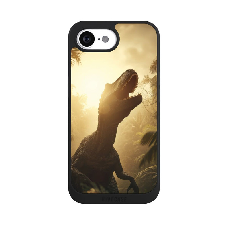 iPhone 17e NIVOpure Dinosaurier im Urwald mit KI