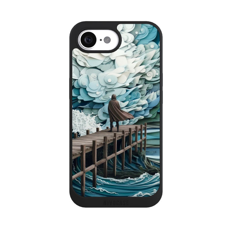 iPhone 17e NIVOpure Stormy sea with AI