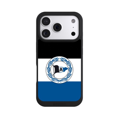 Apple iPhone 18 Pro NIVOpure Arminia Bielefeld Schwarz Weiss Blau