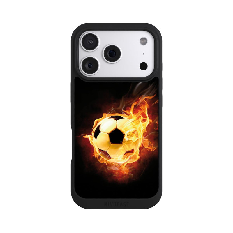 iPhone 18 Pro NIVOpure Ballon de Foot en Flammes
