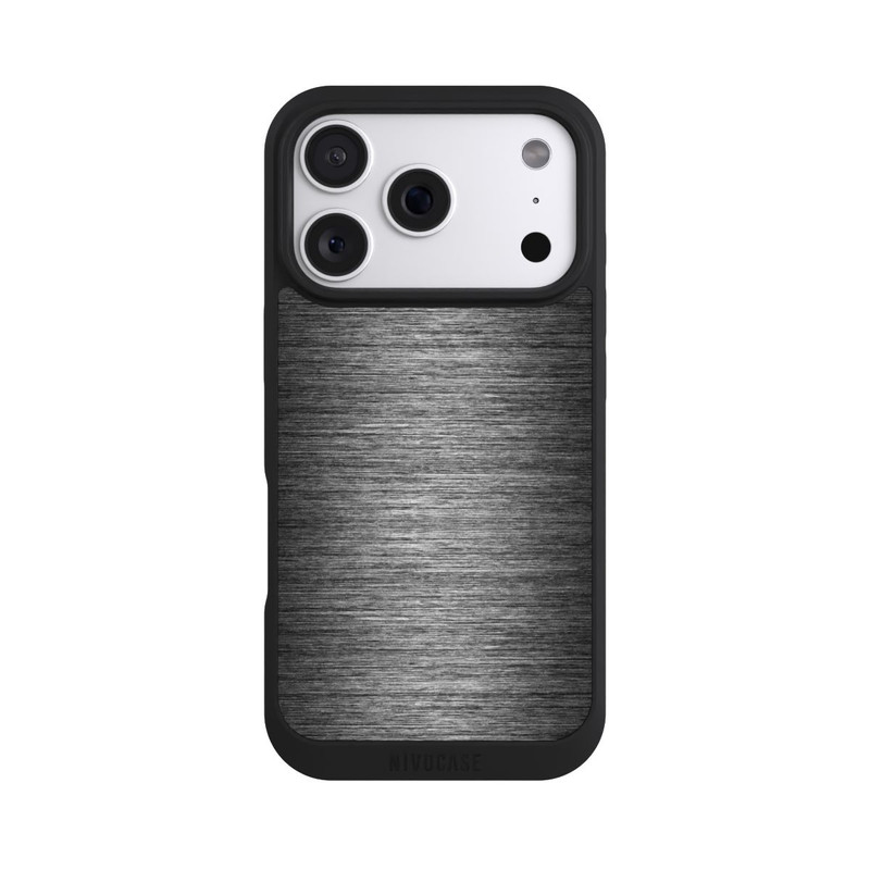 iPhone 18 Pro NIVOpure Metal Look - Anthrazit