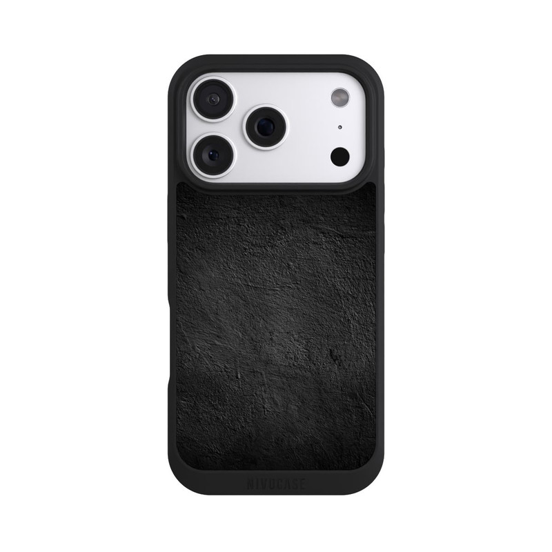 iPhone 18 Pro NIVOpure Mur en Béton Noir