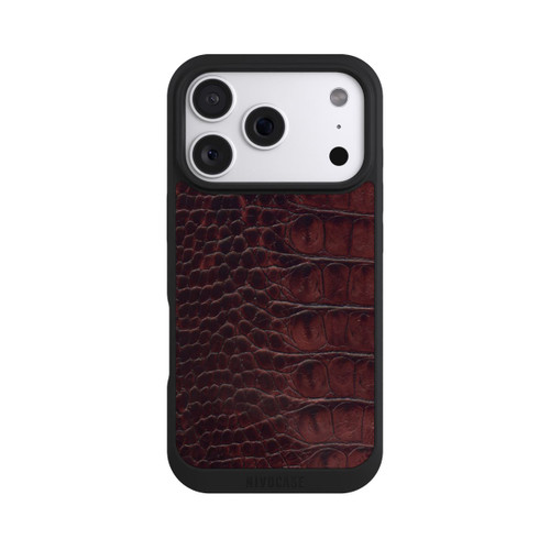 Apple iPhone 18 Pro NIVOpure Cuir de Crocodile