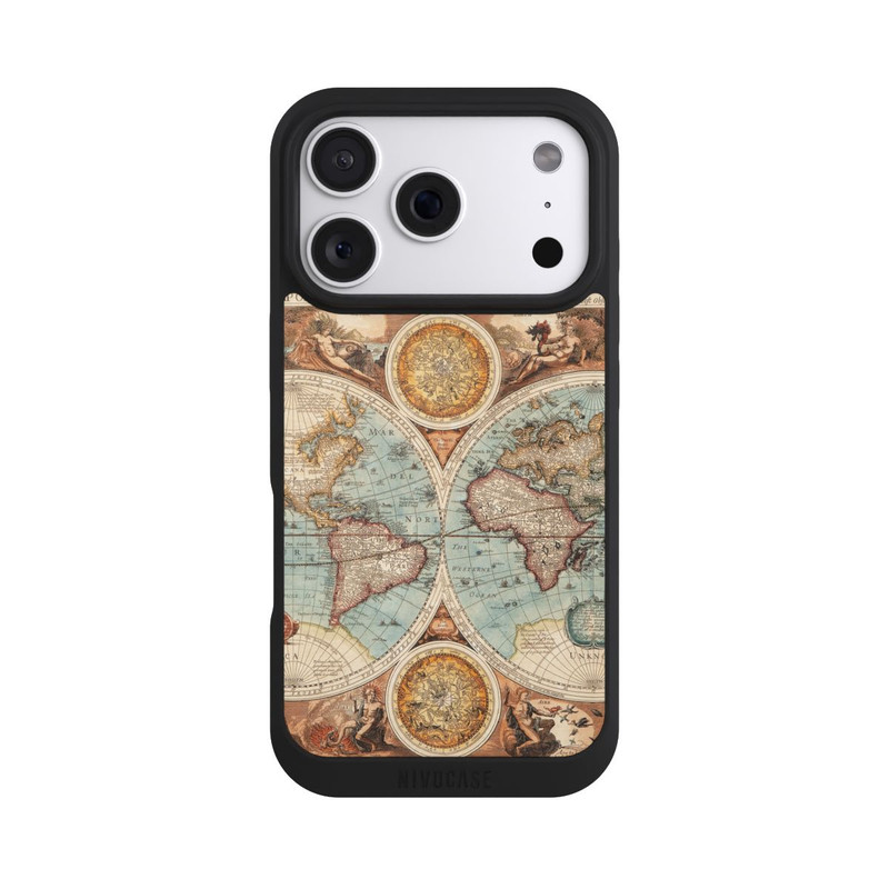 iPhone 18 Pro NIVOpure Vintage Weltkarte