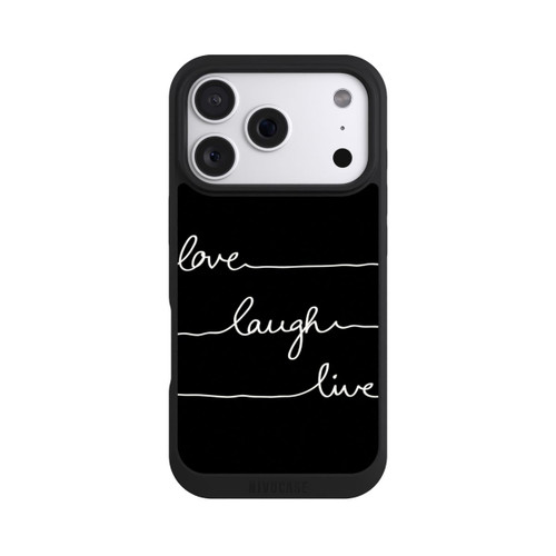 Apple iPhone 18 Pro NIVOpure Love Laugh Live weiß/schwarz