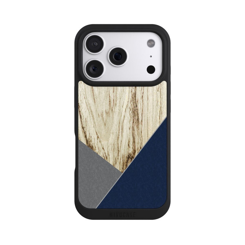 iPhone 18 Pro NIVOpure Bois Graphique Bleu