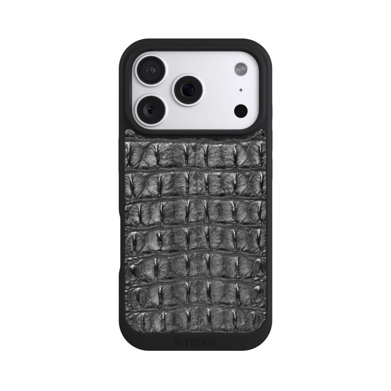 iPhone 18 Pro NIVOpure Croco Noir