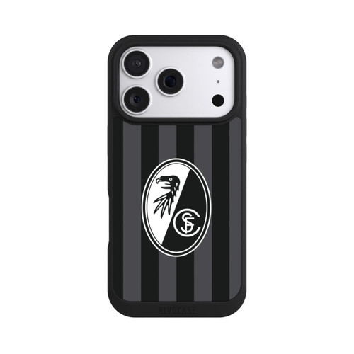 Apple iPhone 18 Pro NIVOpure SC Freiburg - Grau Gestreift