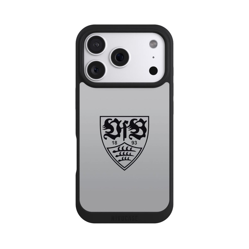 iPhone 18 Pro NIVOpure VfB Stuttgart Wappen Grau