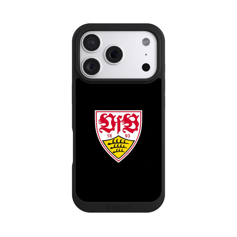 iPhone 18 Pro NIVOpure VfB Stuttgart Wappen Schwarz