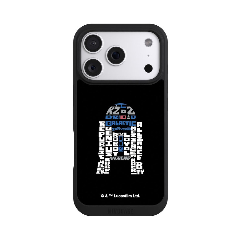 iPhone 18 Pro NIVOpure R2-D2 Typo Graphique