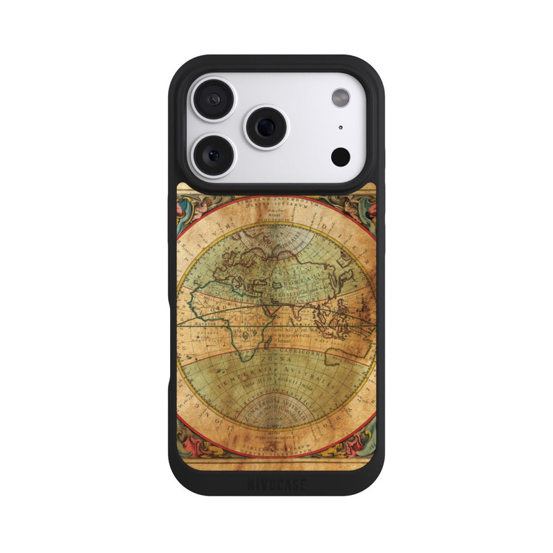 iPhone 18 Pro NIVOpure Carte du Monde Antique
