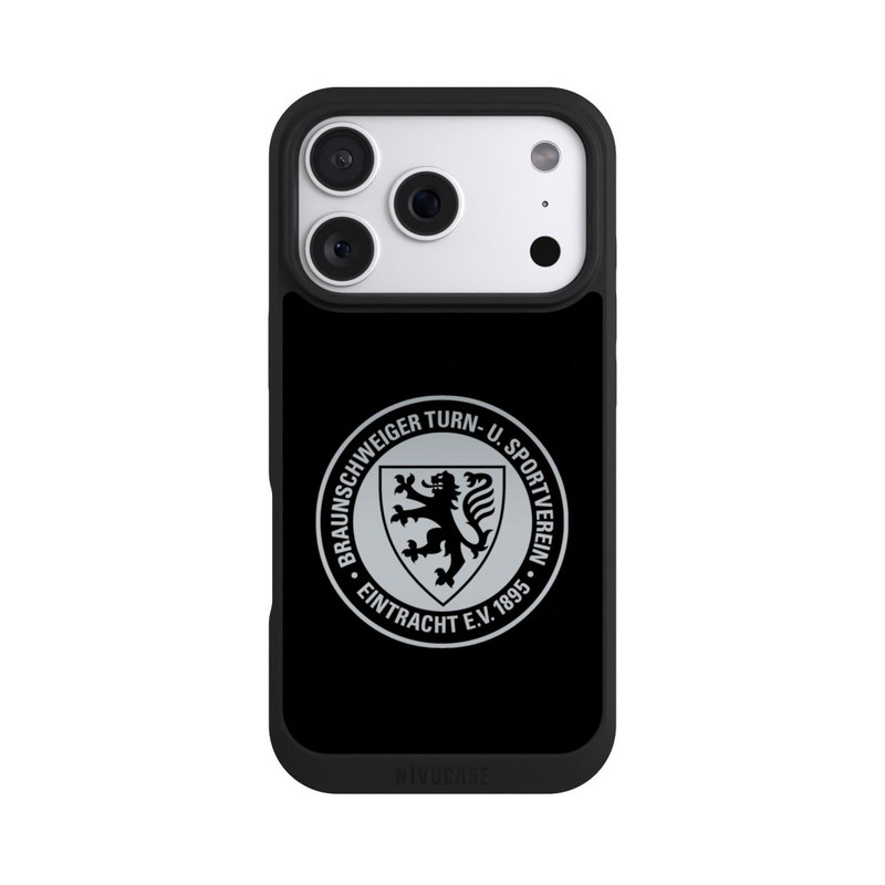 iPhone 18 Pro NIVOpure Eintracht Braunschweig Schwarz Silber