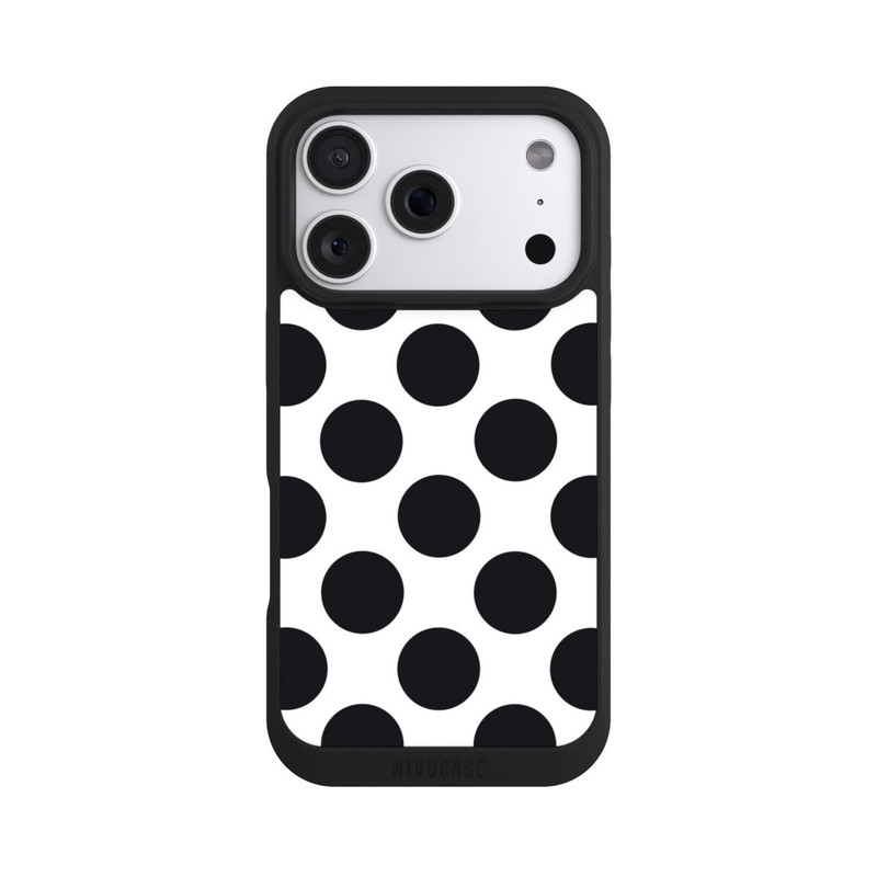 iPhone 18 Pro NIVOpure Gros points - Blanc