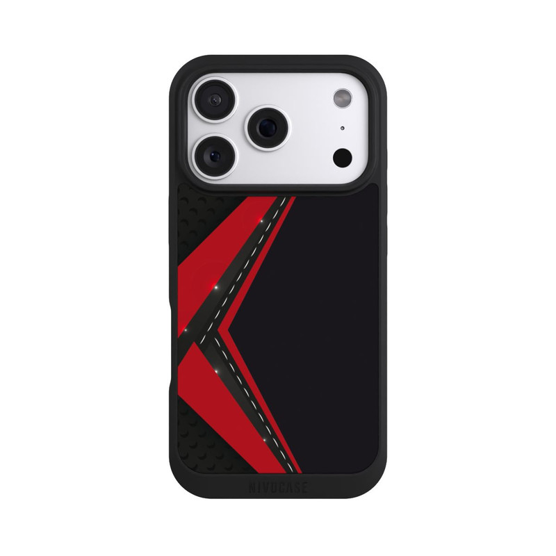 iPhone 18 Pro NIVOpure Carbon for Men - Rouge