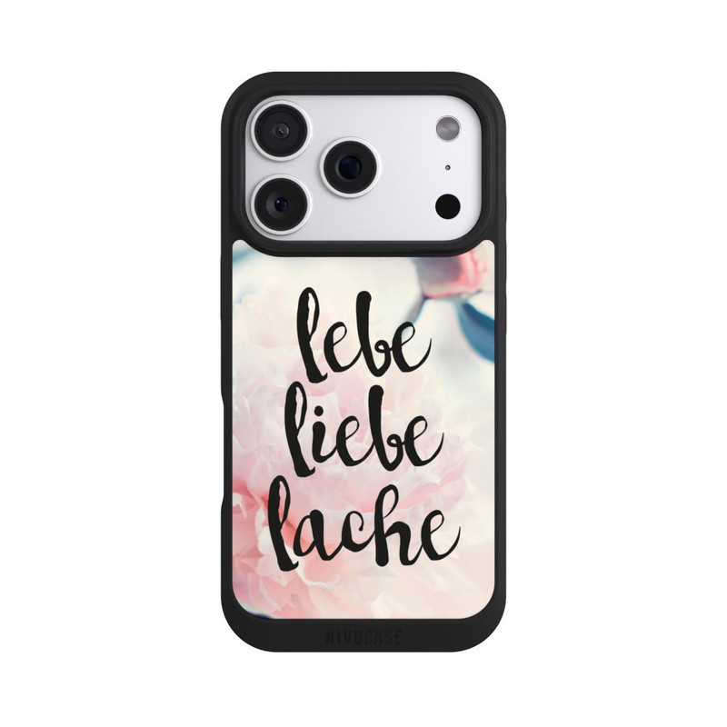 iPhone 18 Pro NIVOpure Lebe Liebe Lache - Roses