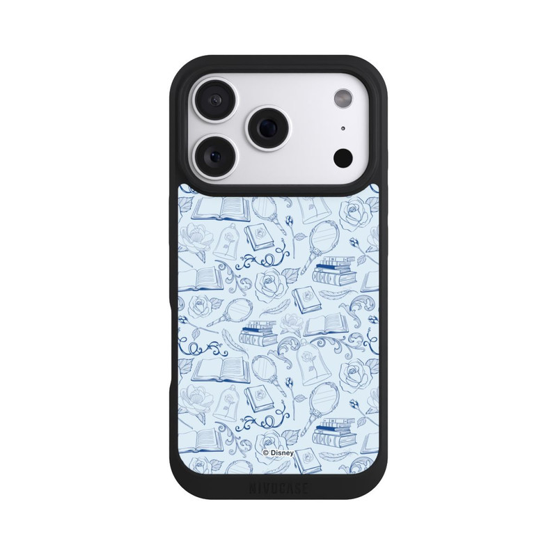 iPhone 18 Pro NIVOpure La Belle et la Bête Motif Bleu