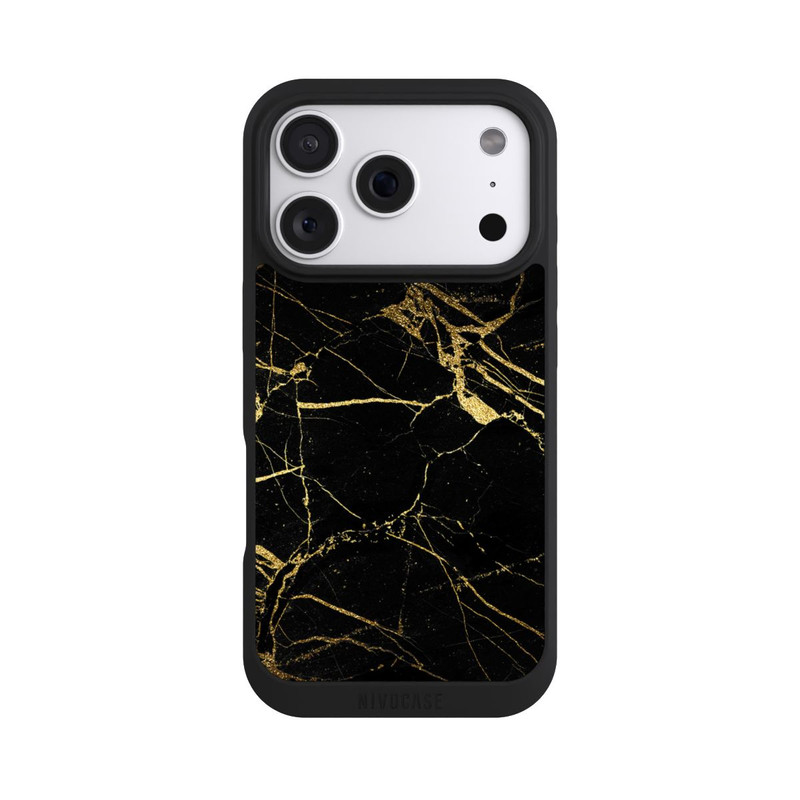 iPhone 18 Pro NIVOpure Marbre Noir et Or