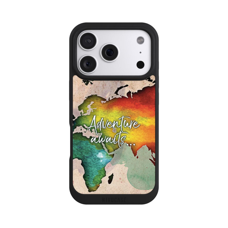iPhone 18 Pro NIVOpure Worldmap Colourful