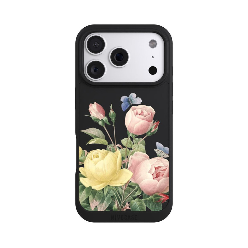 iPhone 18 Pro NIVOpure Roses Pastelles sans Fond