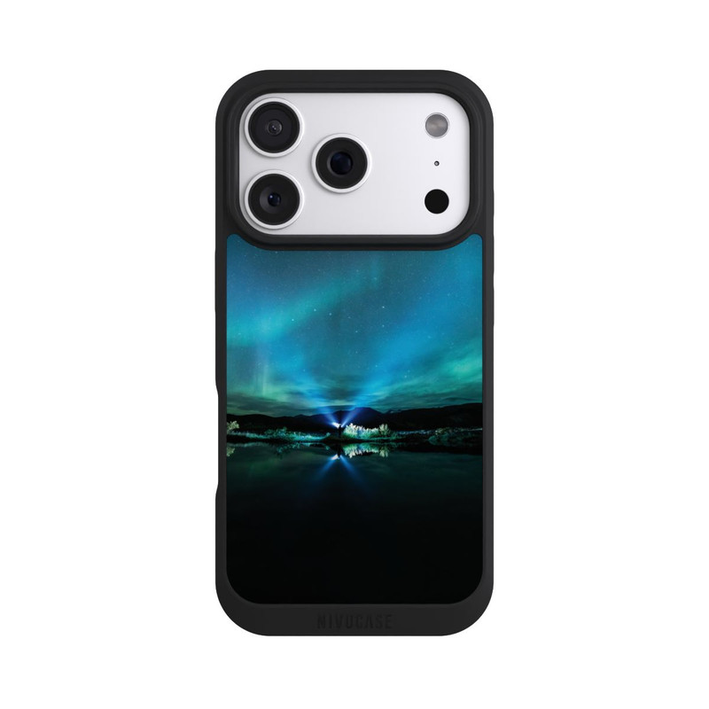 iPhone 18 Pro NIVOpure Aurore boréale bleu