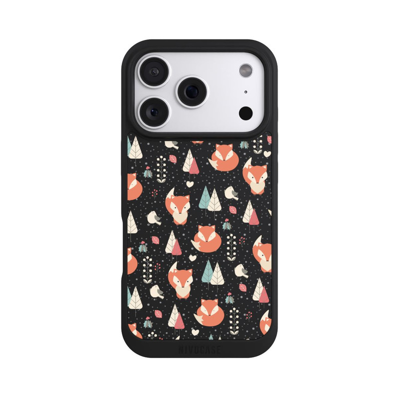 iPhone 18 Pro NIVOpure Motif Renards sans Fond