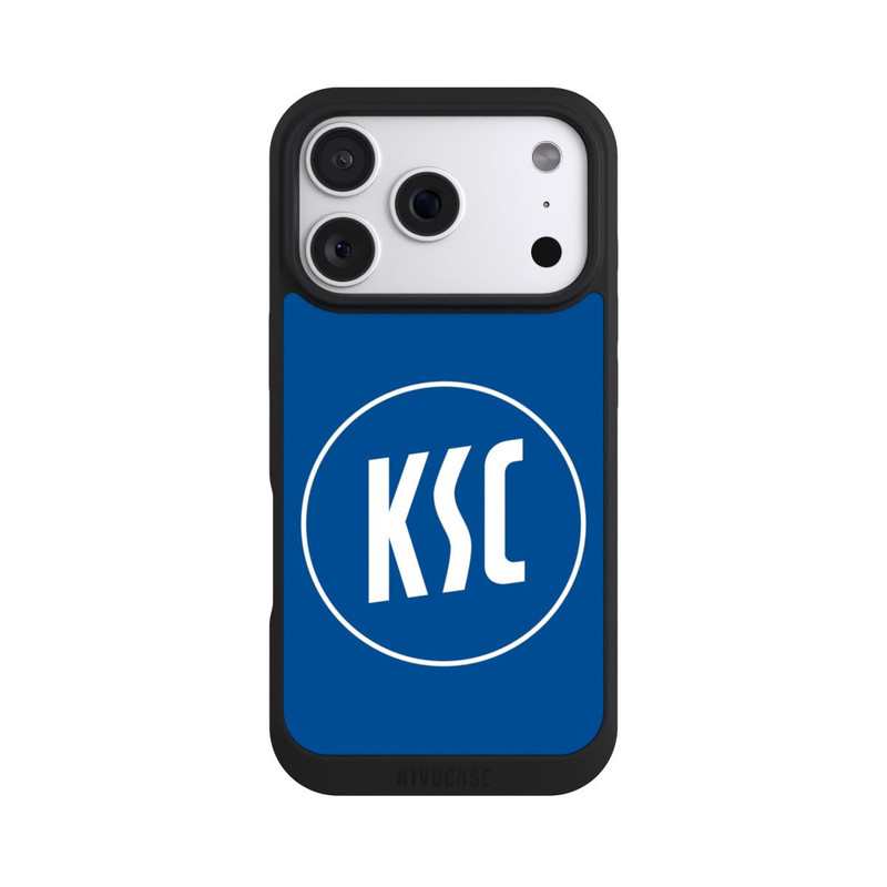 iPhone 18 Pro NIVOpure KSC Logo auf Blau