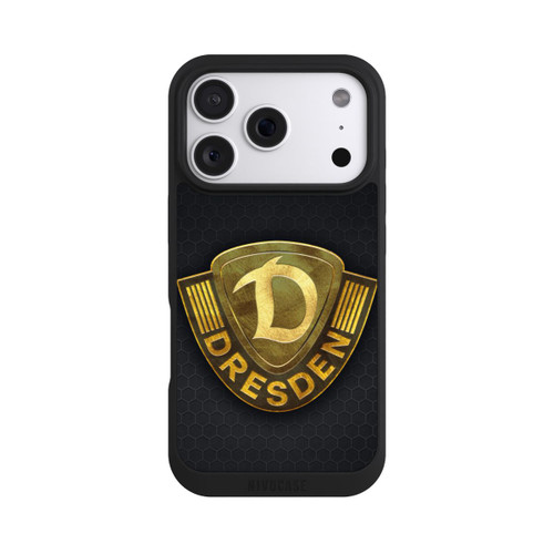 Apple iPhone 18 Pro NIVOpure Goldenes Logo Look Dynamo Dresden