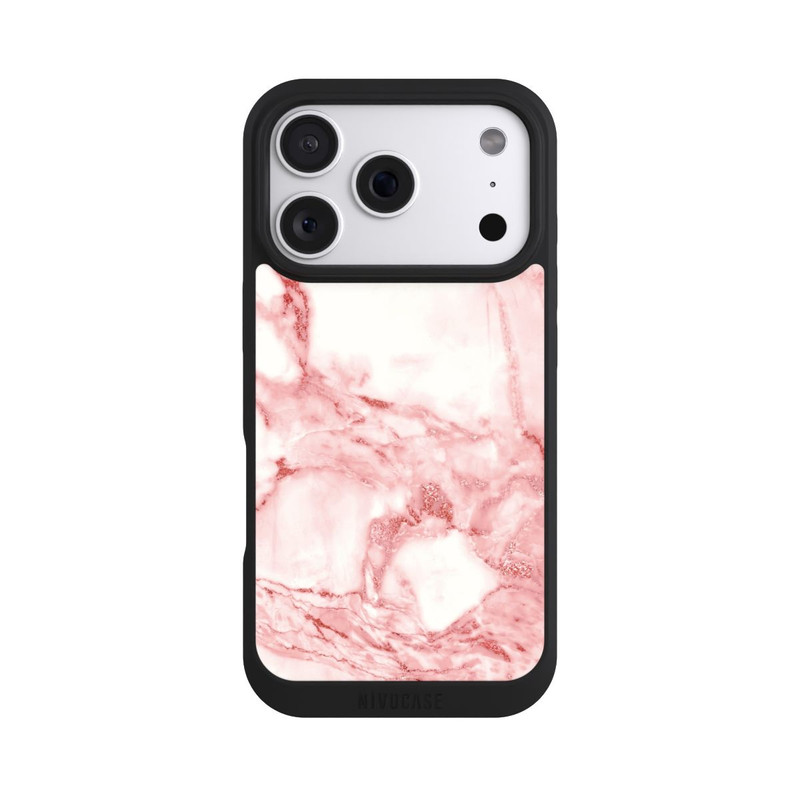 iPhone 18 Pro NIVOpure Marbre Rose et Blanc