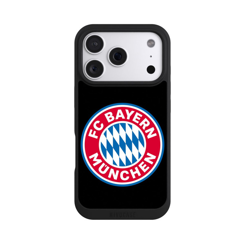 iPhone 18 Pro NIVOpure FCB Logo auf Schwarz