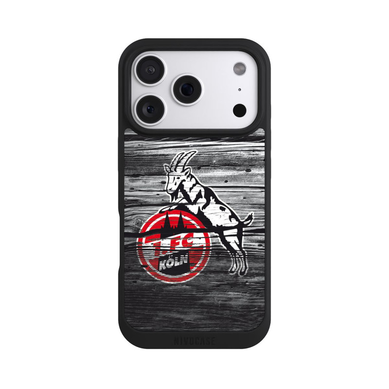 iPhone 18 Pro NIVOpure Wooden Grunge 1.FC Köln