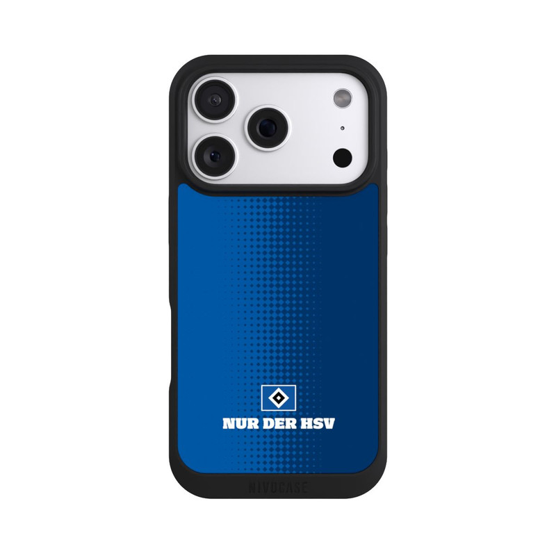iPhone 18 Pro NIVOpure Nur der HSV - Rautenraster Blau