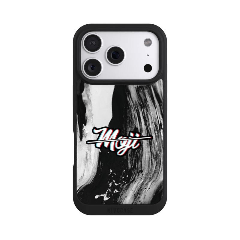 iPhone 18 Pro NIVOpure Moji-Glitch-Marmor