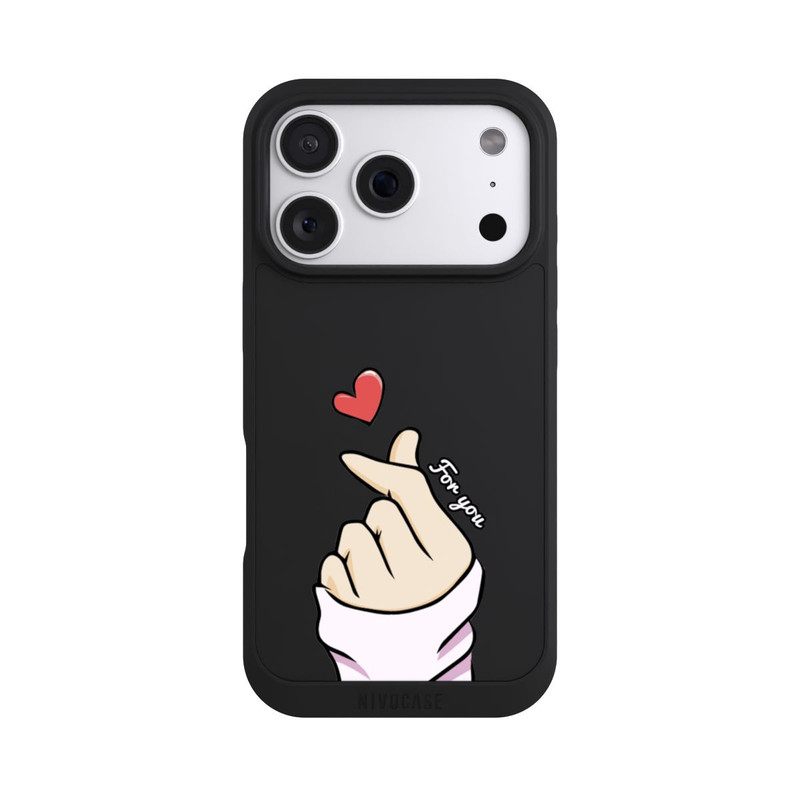 iPhone 18 Pro NIVOpure Finger Hearts ohne Hintergrund