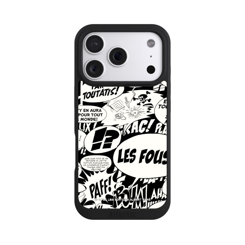 iPhone 18 Pro NIVOpure Sprechblasen Asterix Schwarz