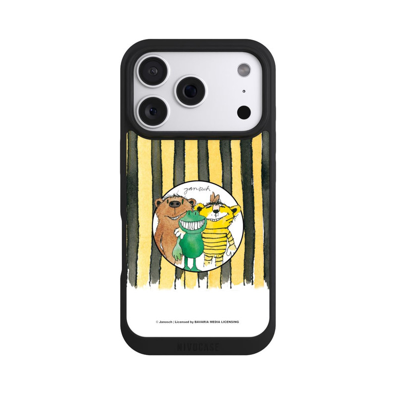 iPhone 18 Pro NIVOpure Petit Tigre et Petit Ours avec Rayures