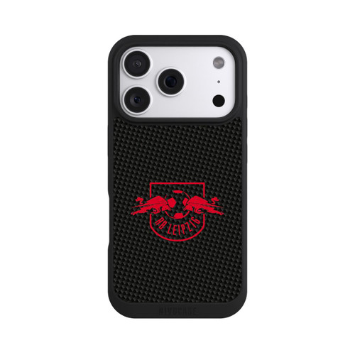 Apple iPhone 18 Pro NIVOpure Red RB Leipzig logo on carbon look
