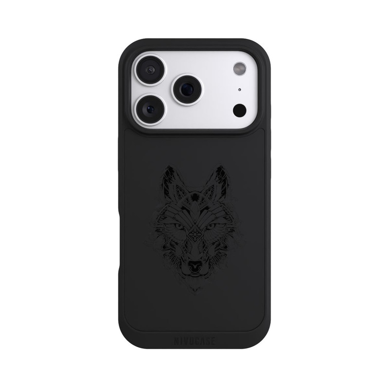 iPhone 18 Pro NIVOpure Wolf Mandala ohne Hintergrund