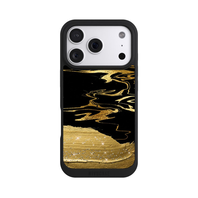 iPhone 18 Pro NIVOpure Veines d'aspect doré en marbre