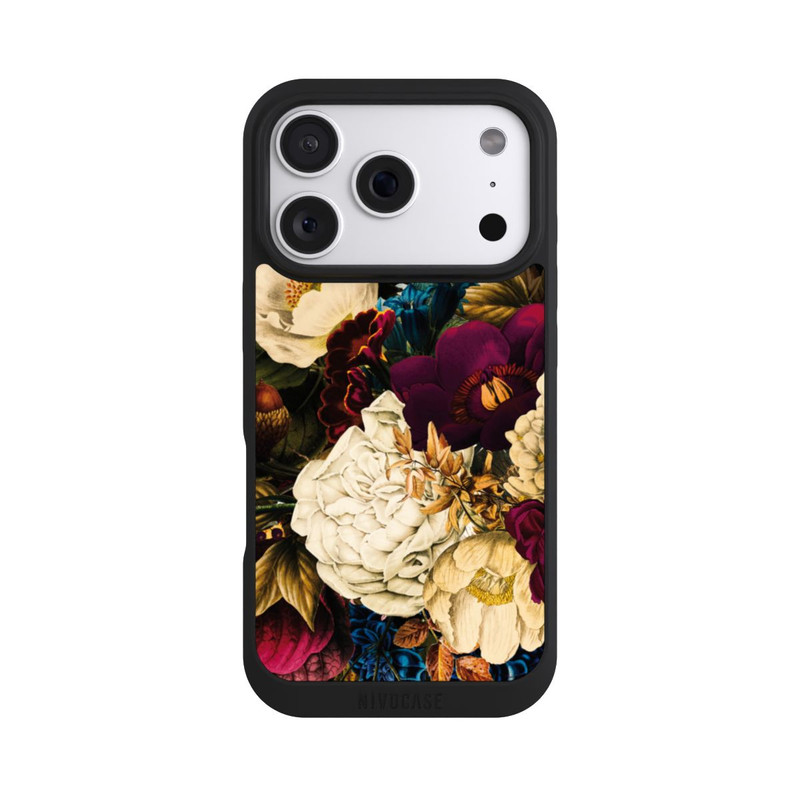 iPhone 18 Pro NIVOpure Fleurs vintage sombres