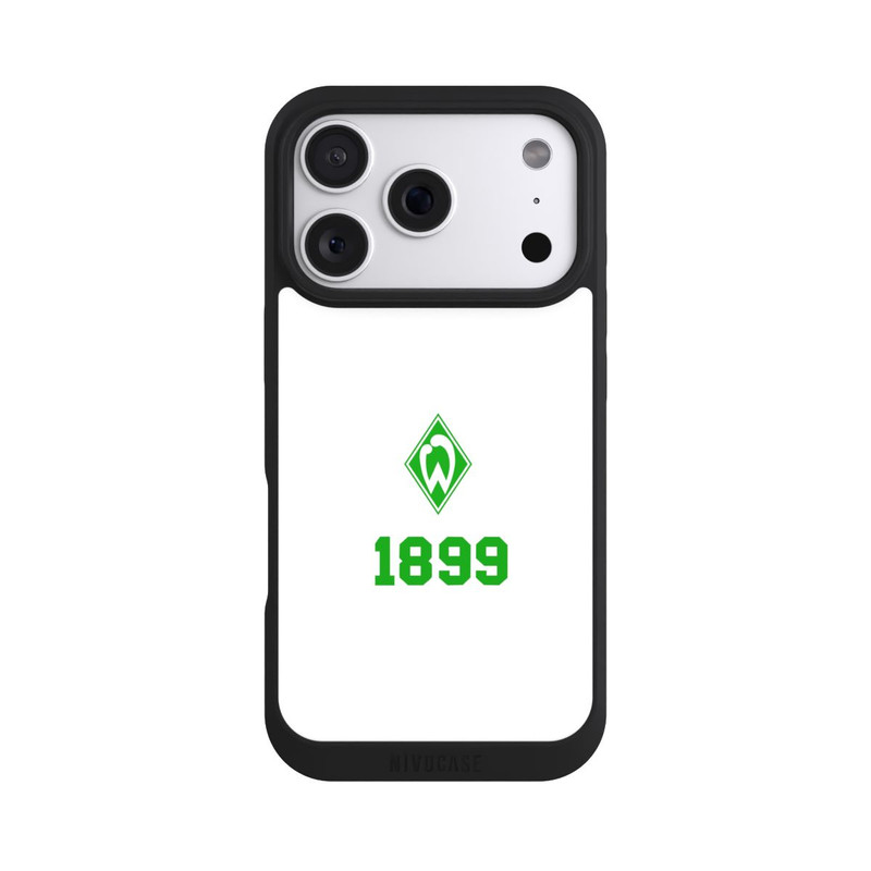 iPhone 18 Pro NIVOpure 1899 Grün-Weiß Lebenslang Weiss - Werder Bremen